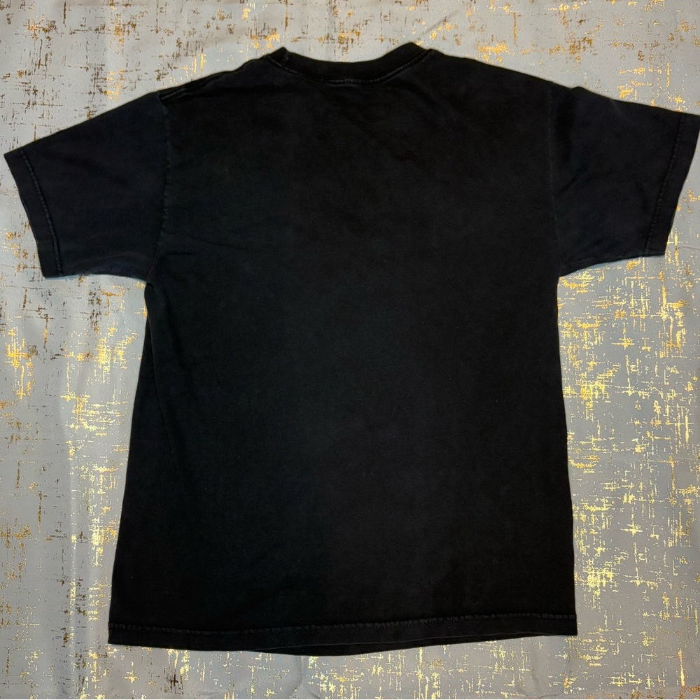 Black Graphic Tee with Energy Print - Picture 2 of 4